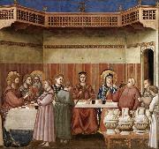 GIOTTO di Bondone Marriage at Cana oil painting artist